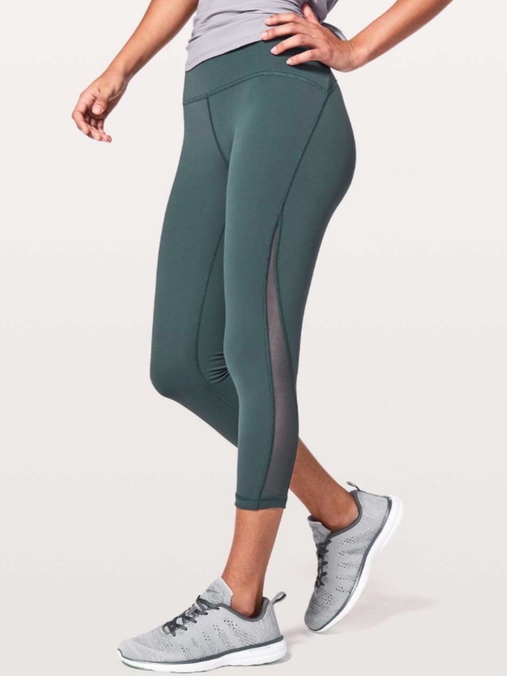 Lululemon Train Times Crop *21" Gravity | SIZE: 6